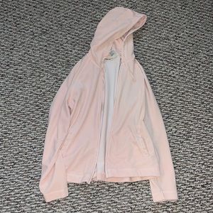Cherokee Light Pink Hoodie Zip Up Jacket